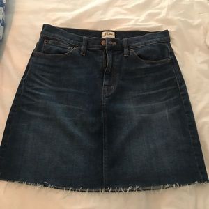 Jcrew Jean skirt